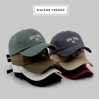 Mũ lưỡi trai unisex nam nữ thêu hình chữ new york n.y phong cách thể thao bibiane accessories