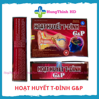 Hoạt huyết T-Đình G&P Ổn định huyết áp, cải thiện rối loạn tiền đình