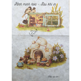 Rice paper - decoupage - a4 - rp-a4-white