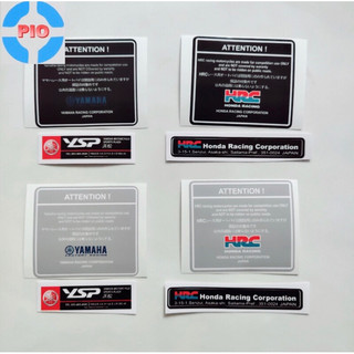 Tem Decal thông số dán xe Honda, Yamaha, Suzuki chống thấm nước