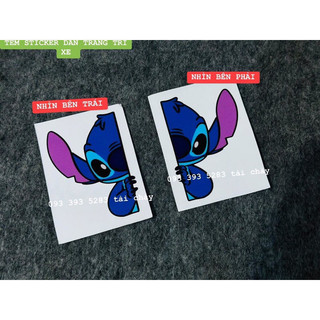 Tem sticker dán trang trí xe và nhiều vi trí khác