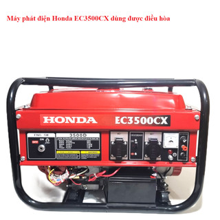 Máy phát điện Honda EC3500CX chạy được 2 điều hòa công suất 3,5kW, tiết kiệm nhiên liệu 1l/ giờ