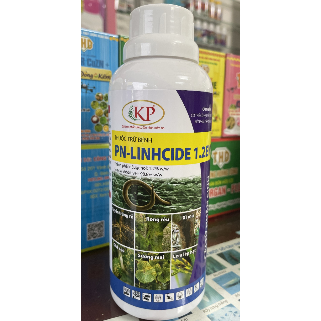 PN-LINHCIDE 1.2EW (chai 500ml) - tìm diệt tuyến trùng rễ, nứt thân xì mủ, tẩy rửa rong rêu
