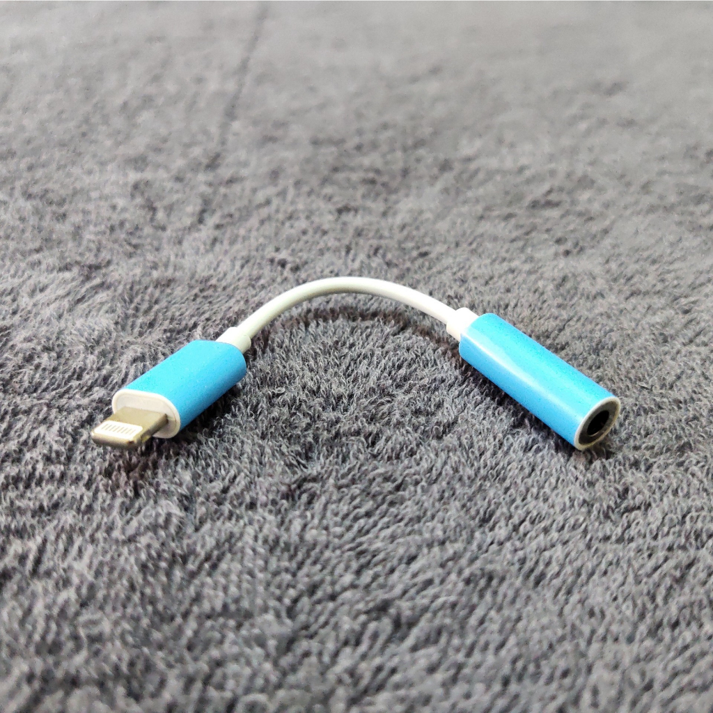 Jack chuyển đổi tai nghe JH002 cho cổng ip sang chân tròn, có mic đàm thoại, jack 3.5mm