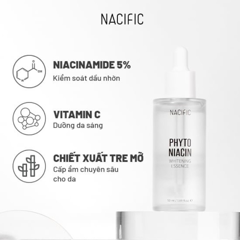 Tinh Chất Dưỡng Ẩm, Sáng Da Nacific Serum 20ml