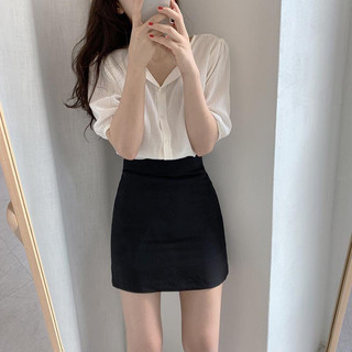 CHÂN VÁY BÚT CHÌ ÔM NGẮN BASIC VNBC
