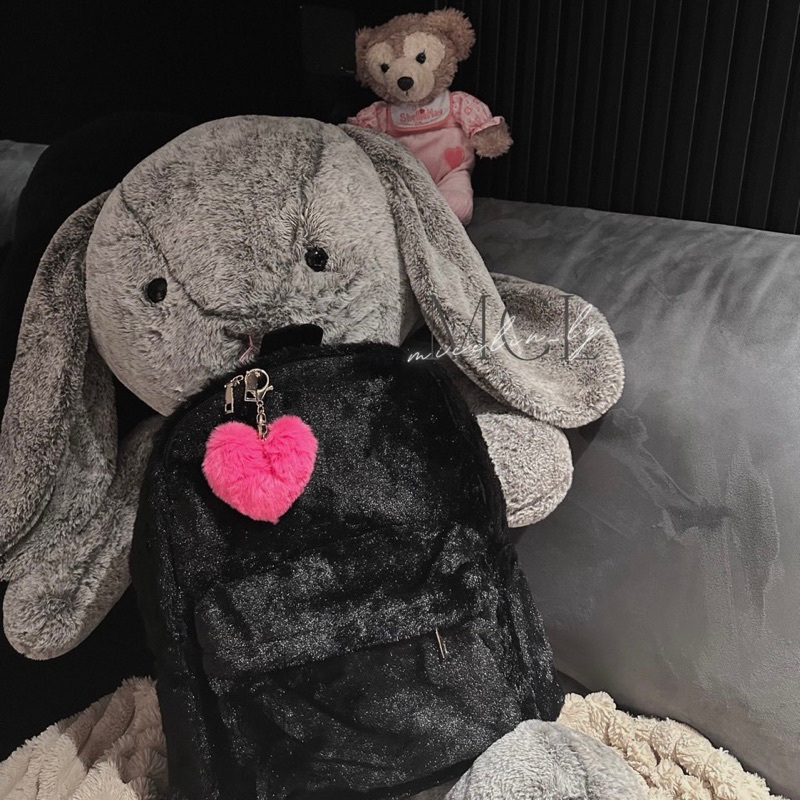 Balo lông đen loại xịn