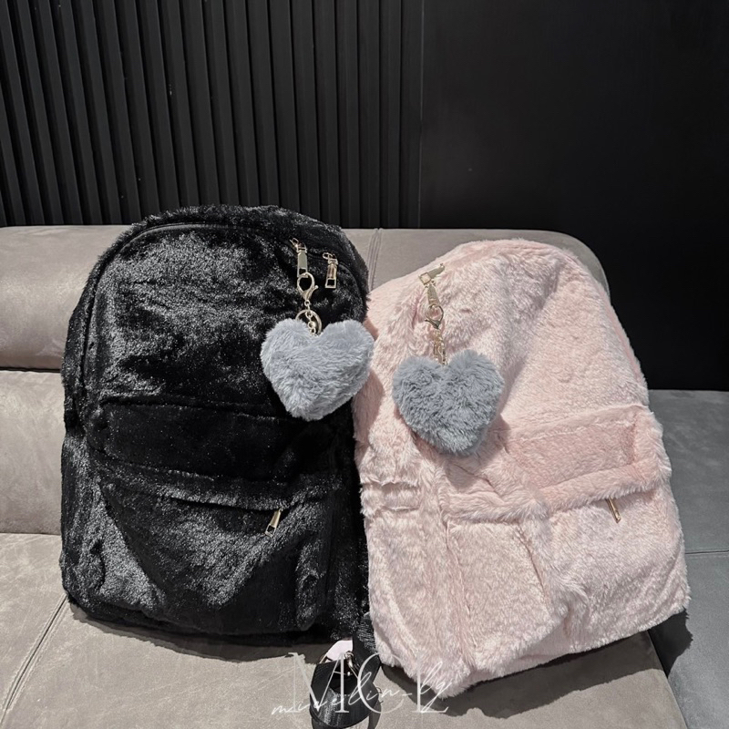 Balo lông đen loại xịn