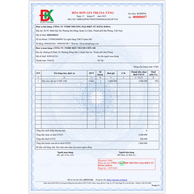 Máy Làm Sữa Hạt UNIE UMB08 Công suất 600W Dung tích 600ml - Hàng chính hãng , Bảo hành 12 tháng