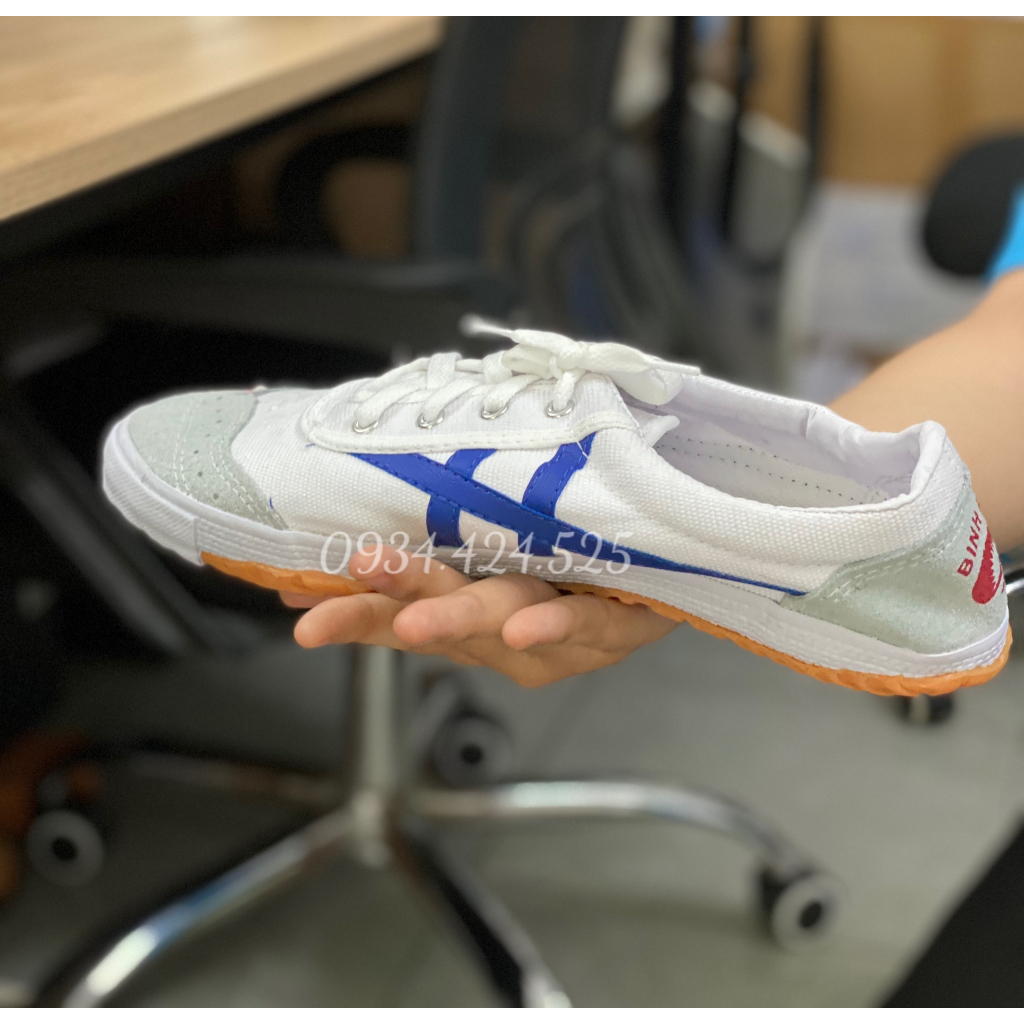 Giày Thể Dục Học Sinh | Giày Bình Minh Sọc Xanh