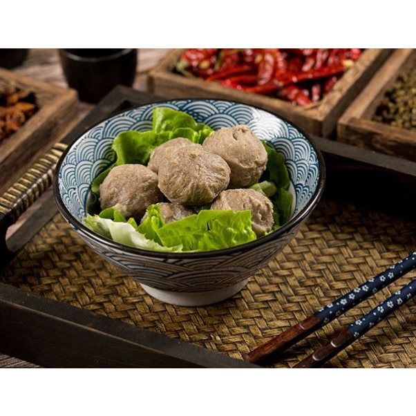 Bò viên chiên Đức Việt gói 500gr thơm ngon dùng chiên, xào, nấu, thả lẩu tiện lợi