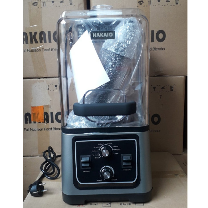 Máy xay sinh tố công nghiệp Hakaio hộp chống ồn cao cấp bản Pro Hẹn giờ bảo hành 3 năm