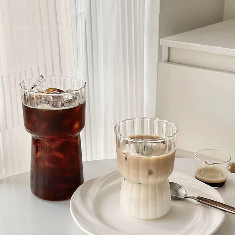 Cốc decor 2 tầng chịu nhiệt 325ml