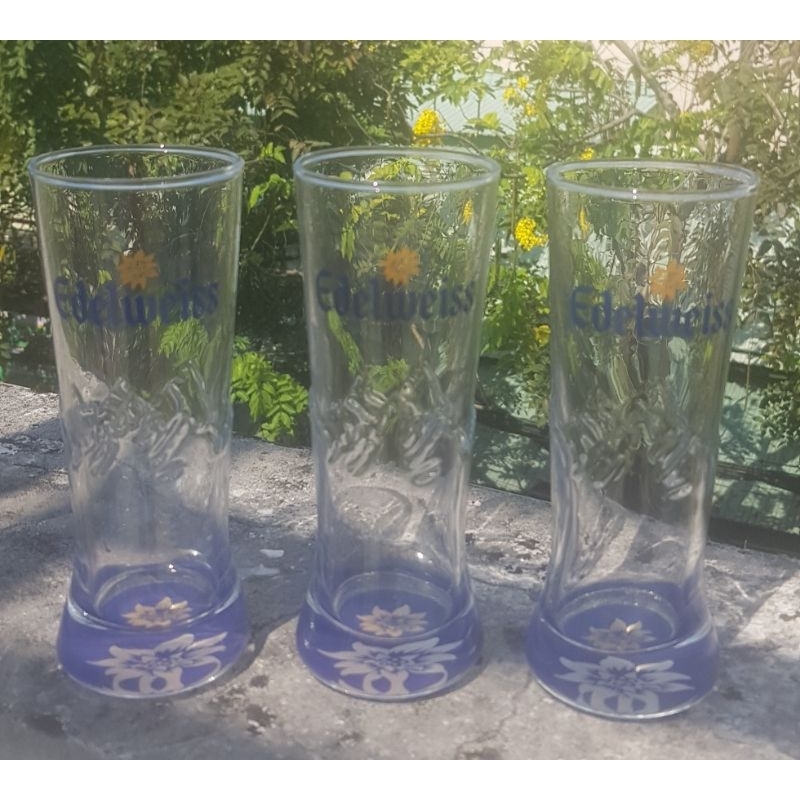 Combo 2 thùng  bia tuyết Edelweiss 330ml/lon/ tặng  3 ly thủy tinh edelweiss