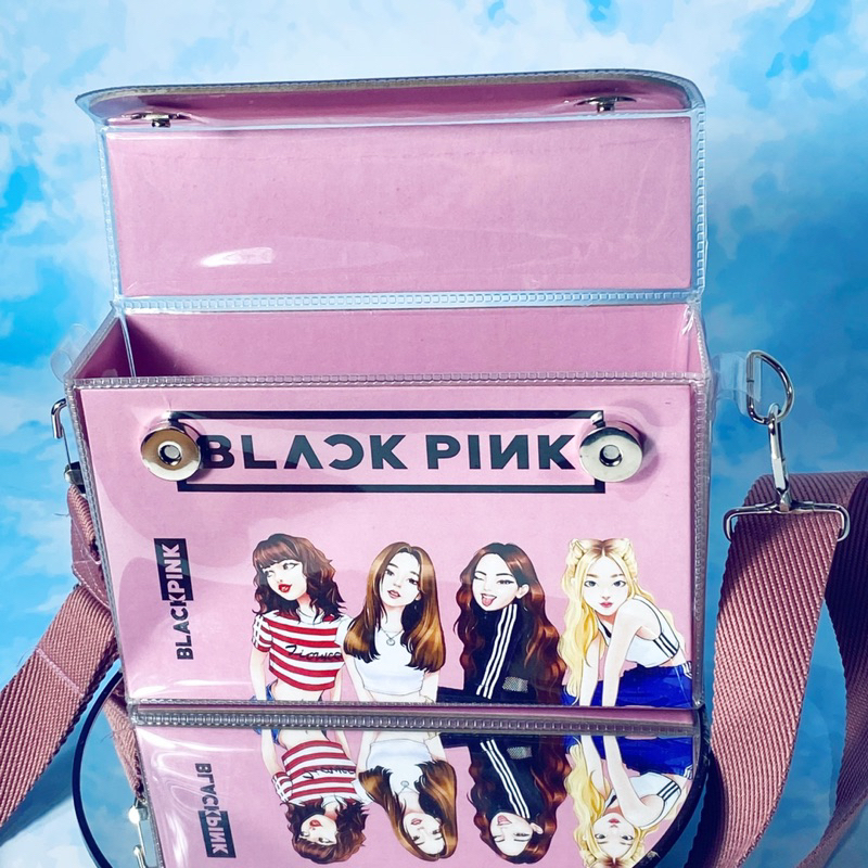 Túi custom blackpink, kháng nước 100%, có túi con bên trong, thời trang nam nữ 2023.
