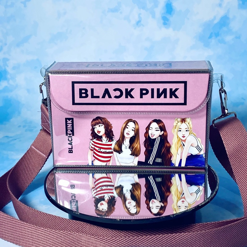 Túi custom blackpink, kháng nước 100%, có túi con bên trong, thời trang nam nữ 2023.