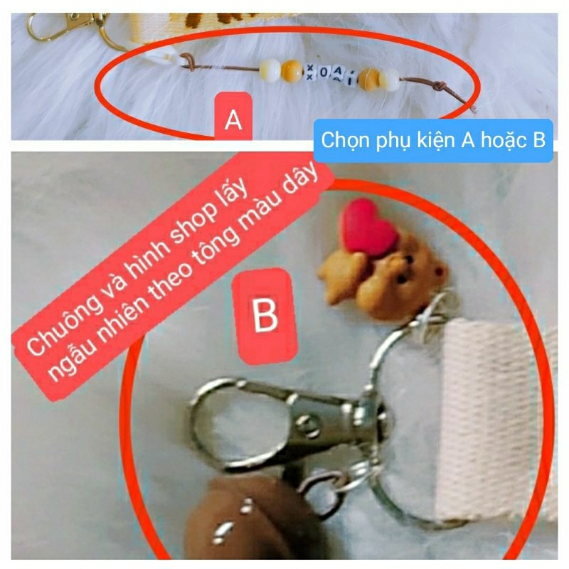Nametag style hàn quốc thêu tên + hình theo yêu cầu, k tính phí đổi hình. Chất liệu dây như hình.