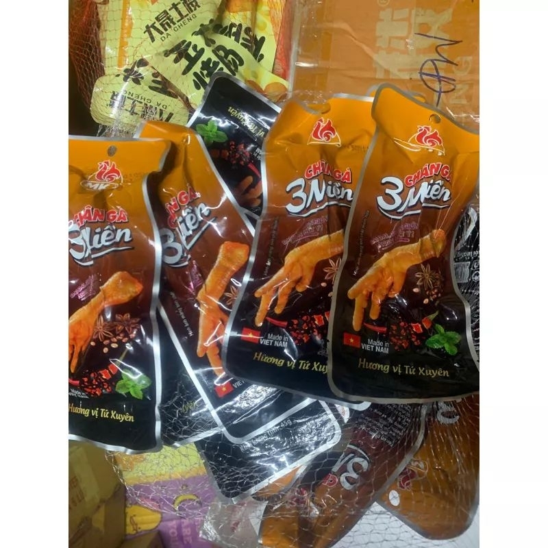 10 chiếc chân gà 3 miền cay ngon