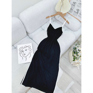 Đầm body dây viền