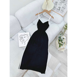 Đầm body dây viền
