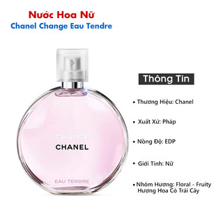Nước hoa nữ chanel chance eau tendre edp chính hãng