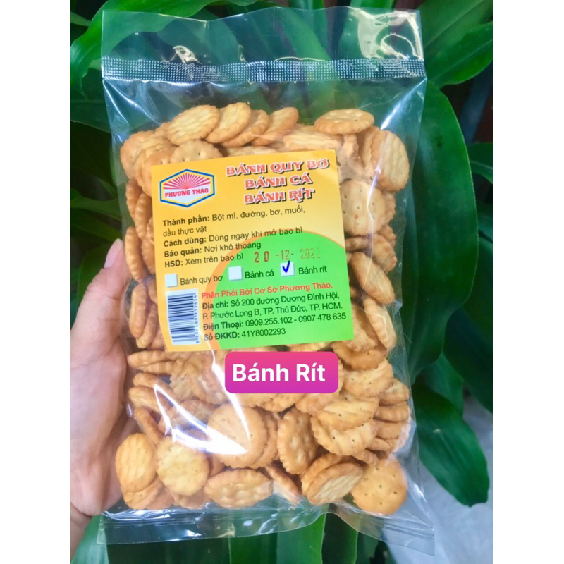 Bánh quy đồng tiền mặn túi 120g -300g- 500g