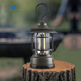 Đèn led vintage, đèn bão tích điện trang trí cho chuyến đi du lịch ,dã ngoại, cắm trại | Lahome Mart