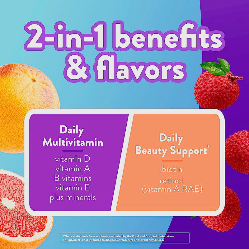 Kẹo trái cây đa vitamin cho nam Vitafusion Men’s Multi 220 viên