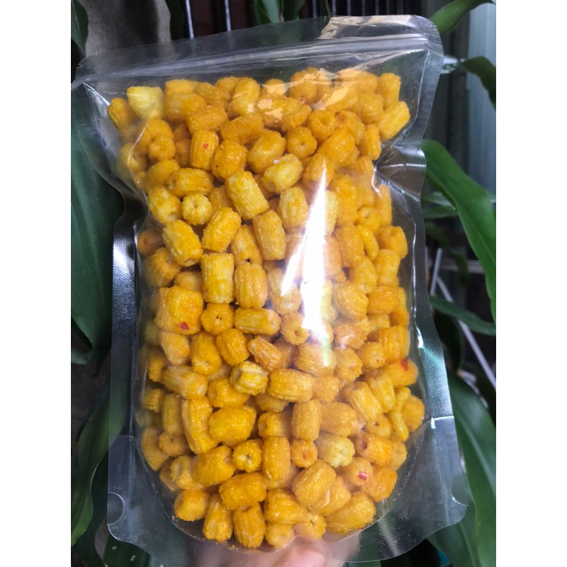 Nui Chiên Giòn tẩm gia vị , sấy giòn cay ngọt túi 120g - 500g