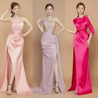 Tổng hợp bộ sưu tập đầm dạ hội tông hồng cao cấp có size 3XL cho quí cô dịu dàng, nữ tính TẶNG KÈM HOA TAI THỜI TRANG
