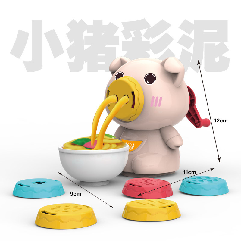 Bộ Đồ Chơi Máy Làm Mì, Bún,... Bằng Đất Nặn Đầy Màu Sắc Sống Động An Toàn Luyện Khéo Tay Cho Bé
