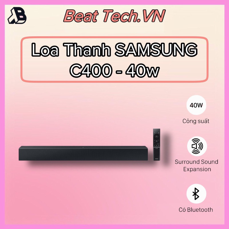 Loa thanh Samsung HW-C400/XV 40W 2.0 - hàng chính hãng - bảo hành 12 tháng
