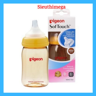 Bình sữa pigeon ppsu plus 160ml/ 240ml - bình sữa pigeon cổ rộng ppsu plus 160ml/ 240ml