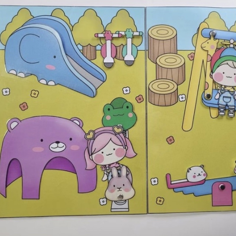 BÚP BÊ GIẤY CÔNG VIÊN GIẢI TRÍ