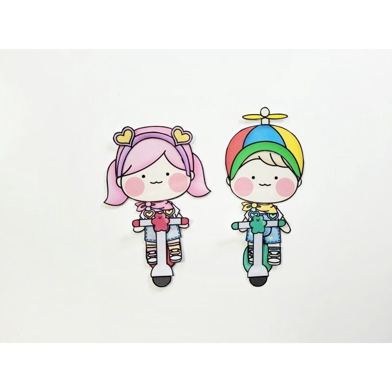 BÚP BÊ GIẤY CÔNG VIÊN GIẢI TRÍ