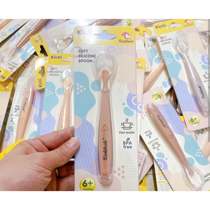 Thìa ăn dặm silicon Kichi