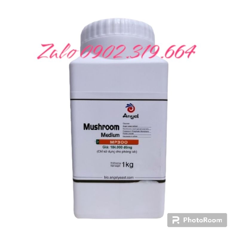 Angel Mushroom Medium MP300 - Môi Trường Trồng Nấm Tổng Hợp chai 1kg
