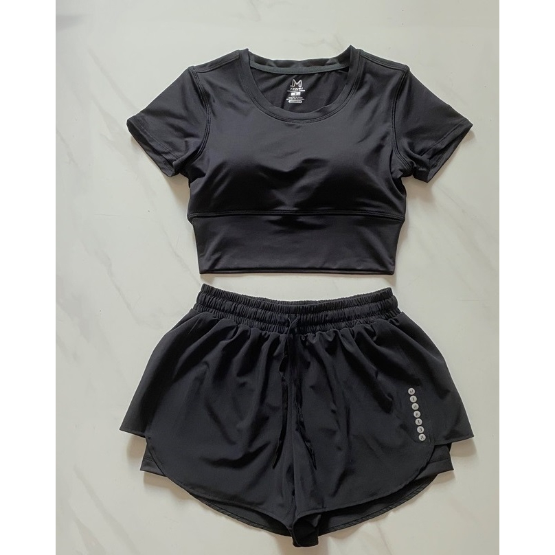 Set Thể Thao Tập Gym Yoga Erobic Chạy Bộ Đi Bơi Chất Đanh Mịn đẹp thấm hút - đồ tập gym yoga erobic nữ CT1