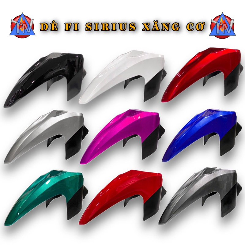 Dè sirius fi , sirius săng cơ lắp như zin , nhựa ABS chất lượng tốt nước sơn bền đẹp