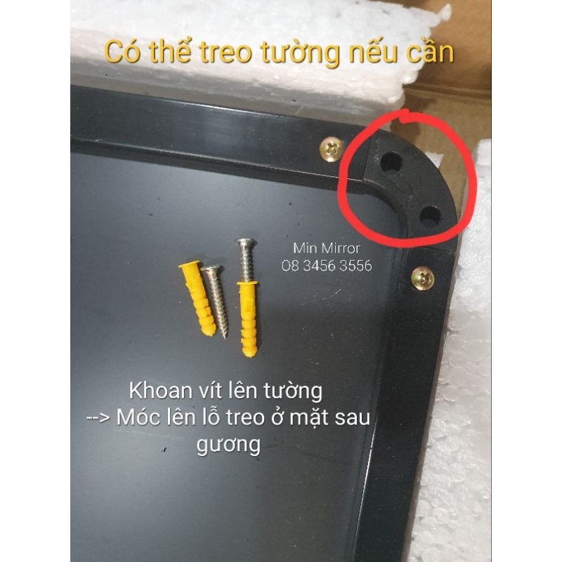 Gương soi toàn thân chống vỡ siêu nét hàng loại 1