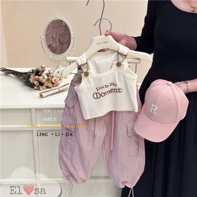 Sét áo crotop quần dài thô lại mềm cho bé gái từ 10-30kg