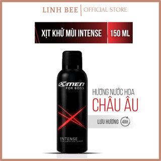 Xịt khử mùi Xmen for boss Intense 150ml Xịt nách nam