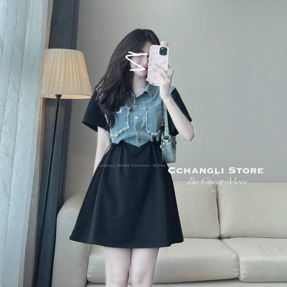 Đầm nữ sơ mi dáng suông rộng và thoải mái có thắt eo trẻ trung, cá tính