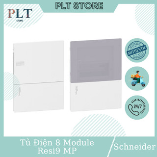 Tủ điện nhựa âm tường 8 module schneider resi9 mp mip22108, mip22108t
