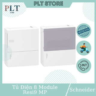 Tủ điện nhựa nổi 8 module schneider resi9 mp mip12108, mip12108t