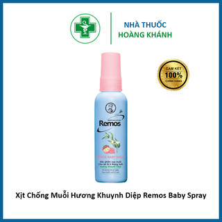 Xịt Chống Muỗi Hương Khuynh Diệp Remos Baby Spray (60ml)