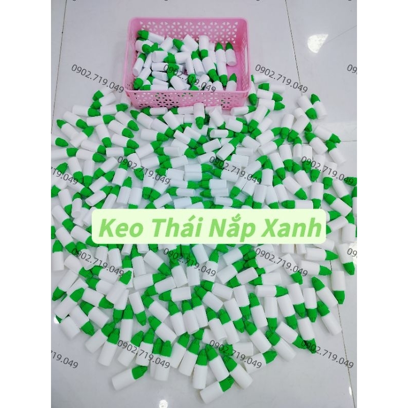 Keo Thái Nắp Xanh 10ml Gôm Chân Đỉnh Chóp_Keo Fan Mi_Keo Thái