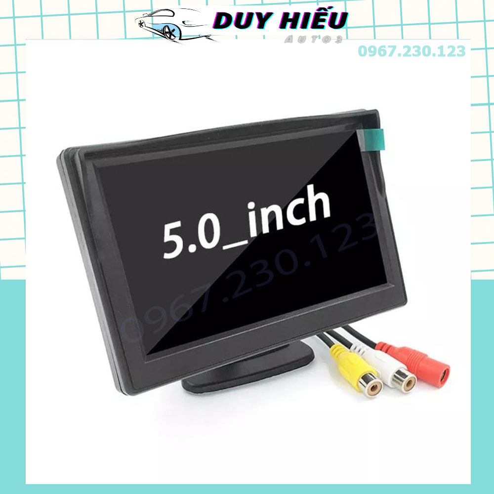 Màn hình LCD HD 5 inch cho camera lùi đỗ xe hơi gắp tablo - DH3