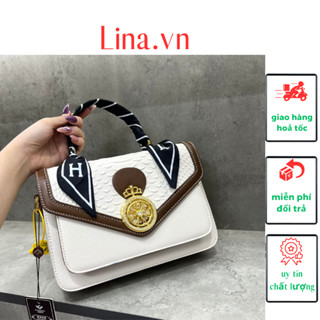 Túi xách nữ cầm tay, đeo chéo Bailinniao A14 kem size 22