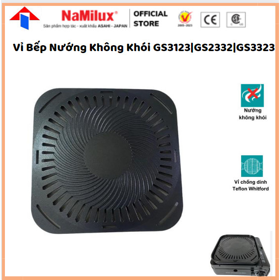 Vỉ Nướng Chống Dính Namilux GS3123PF / GS2332PF